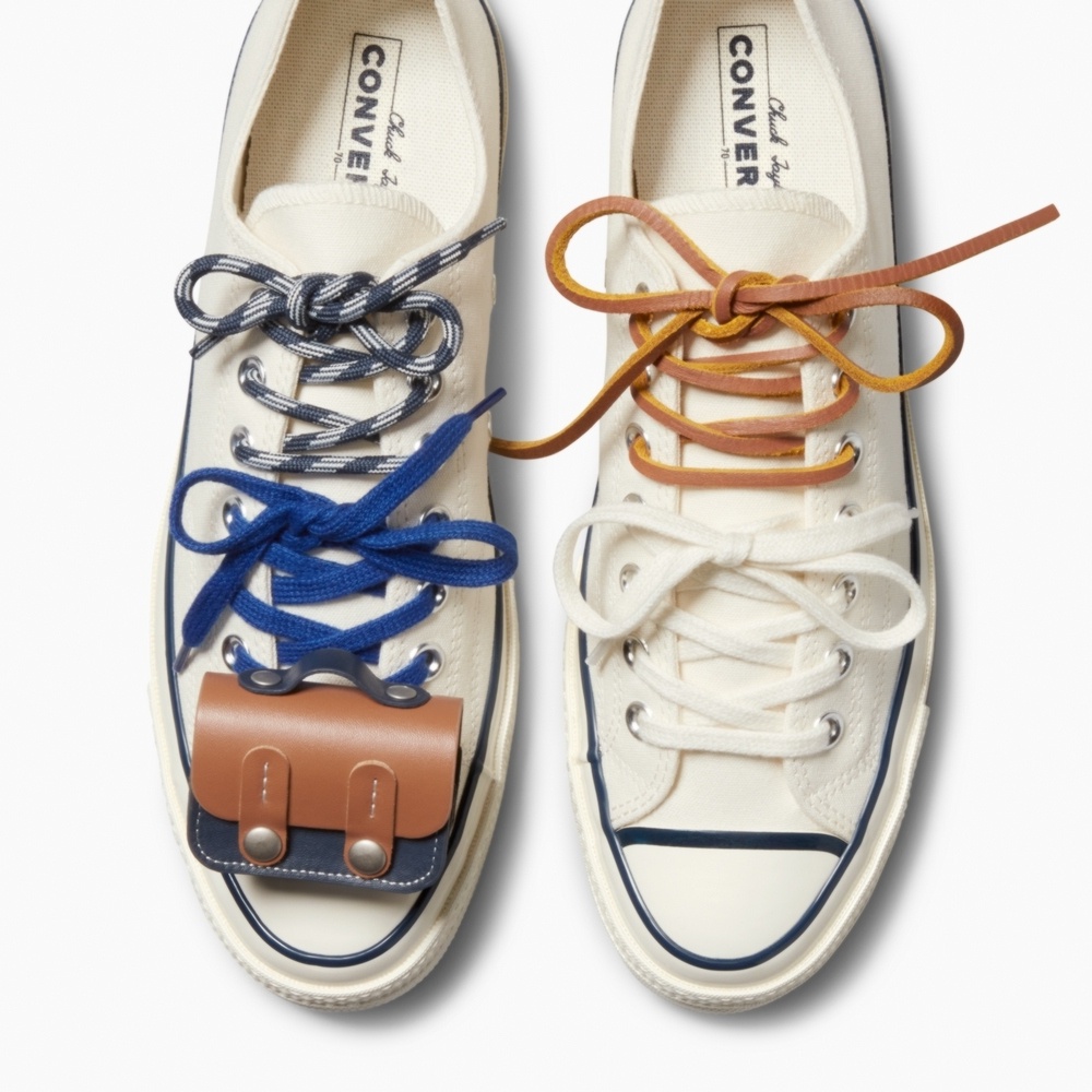 Cheap (W) コンバース チャック 70 OX エグレット ネイビー インセンスド カジュアルシューズ 白 A16582C