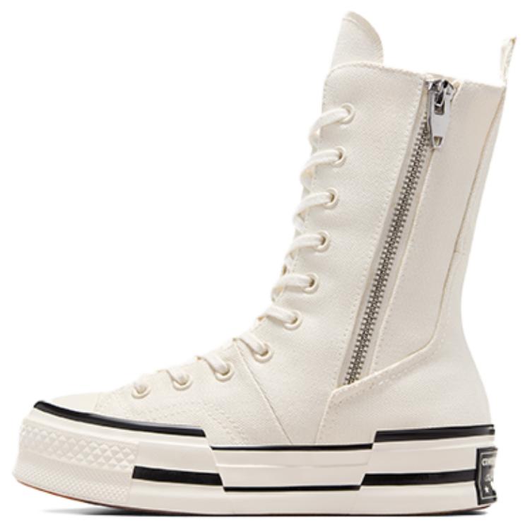 Converse Chuck 70 Plus High-Top Canvas Shoes White Casual Durable Style A08261C