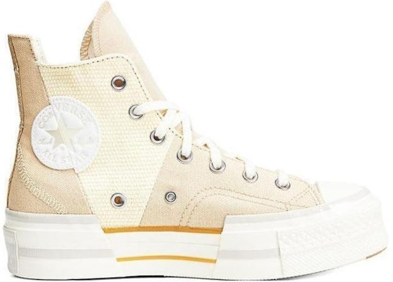 Converse Chuck 70 Plus High 'Colorblock - Oat Milk' A03498C Order Converse Chuck 70 Plus High 'Colorblock - Oat Milk' A03498C