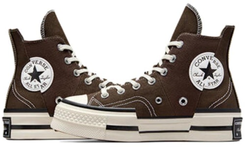 Converse Chuck 70 Plus 耐磨透氣 高筒 帆布鞋 男女同款 棕色 Shop Converse Chuck 70 Plus 耐磨透氣 高筒 帆布鞋 男女同款 棕色