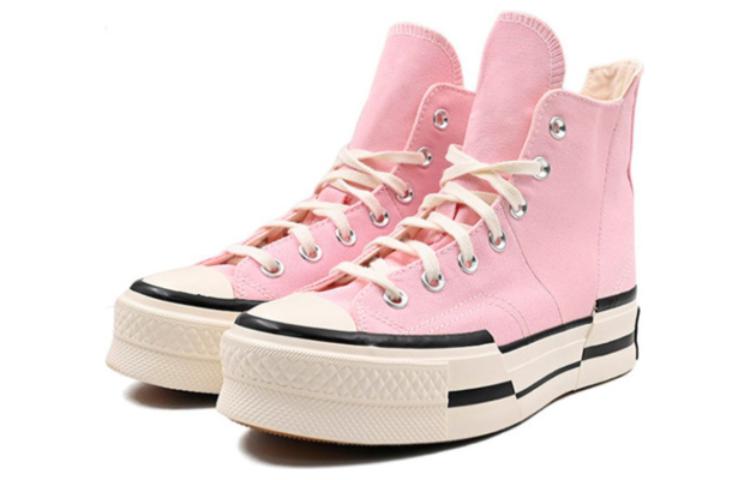 Lookbook Converse Chuck 70 Plus High 'Sunrise Pink' Wanita Lelaki Kasut Pink Terbaru A04366C
