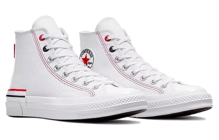 Lookbook Converse 1970s 防滑耐磨 高筒 帆布鞋 男女同款 白紅