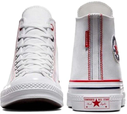 Converse 1970s 防滑耐磨 高筒 帆布鞋 男女同款 白紅 Purchase Converse 1970s 防滑耐磨 高筒 帆布鞋 男女同款 白紅