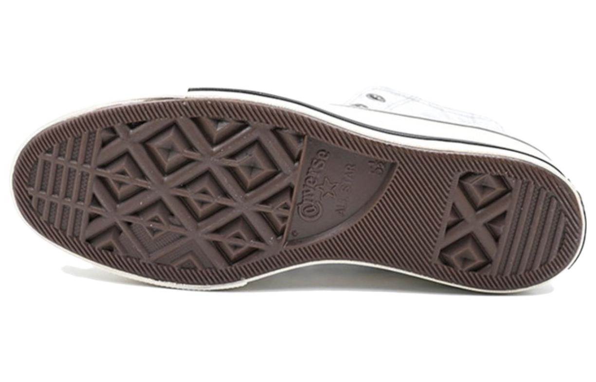 Shop Converse 防滑減震耐磨 高筒 帆布鞋 男女皆宜 白色