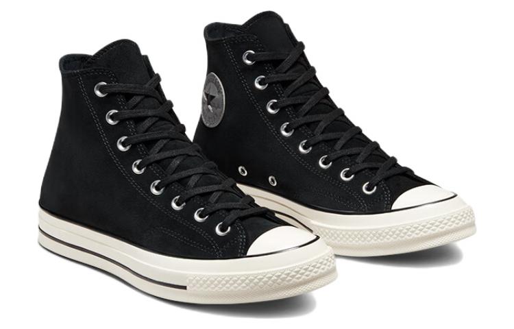 Lookbook 匡威 Chuck 70 麂皮高筒運動鞋 '黑白' A01458C