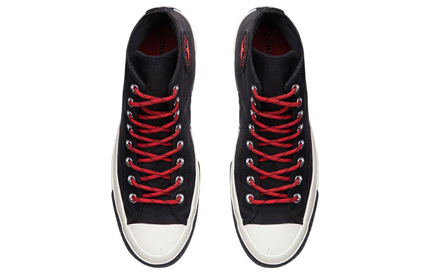 Lookbook Converse 1970s 防滑輕便透氣 高筒 帆布鞋 男女款 黑紅