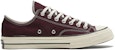 Converse Chuck 70 Vintage Canvas Low 'Black Currant' Hitam Currant 169343C