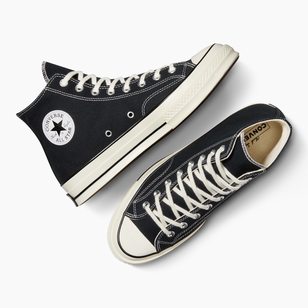 Purchase Converse Chuck 70 Wide Hi Noir/Noir/Egret Baskets Décontractées. A10354C