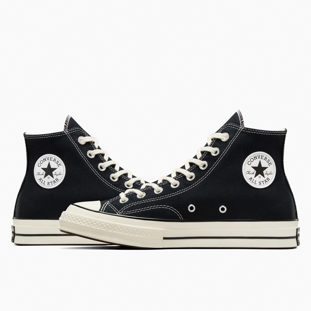 Sizing Converse Chuck 70 Wide Hi Noir/Noir/Egret Baskets Décontractées. A10354C