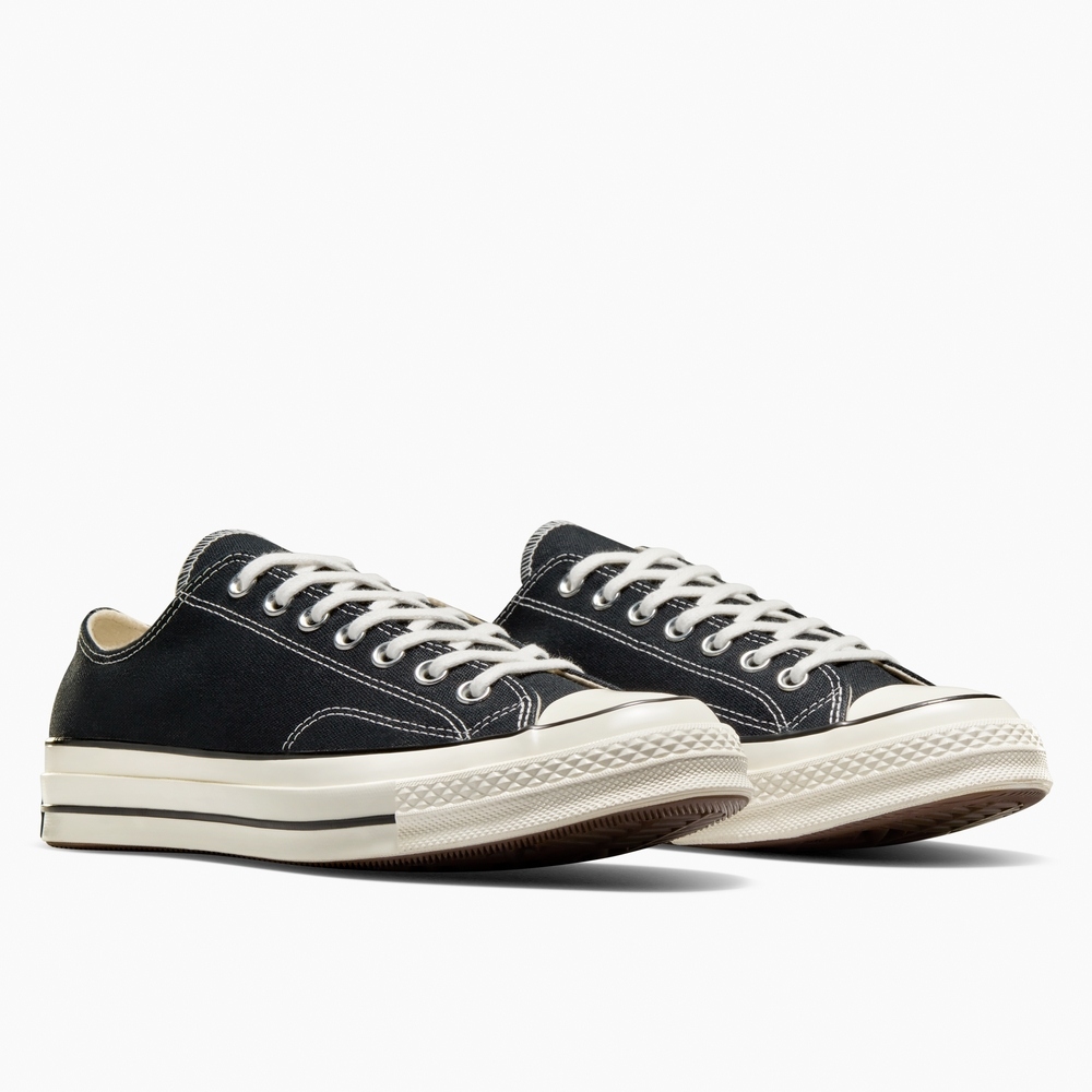 Converse Chuck 70 Wide Ox Black/Black/Egret  Casual Shoes. A10358C