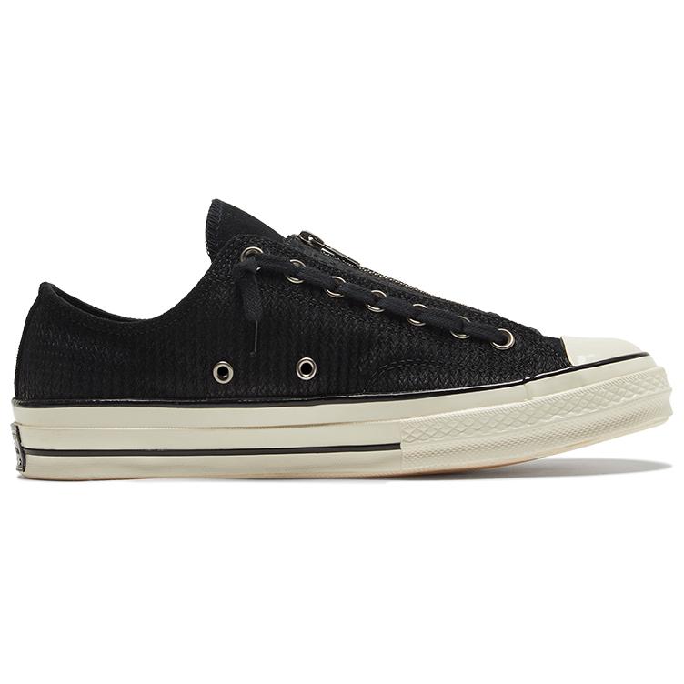 Order Converse Chuck 70 Zip Low 'Gamuza Grabada - Negro Egret' 169441C