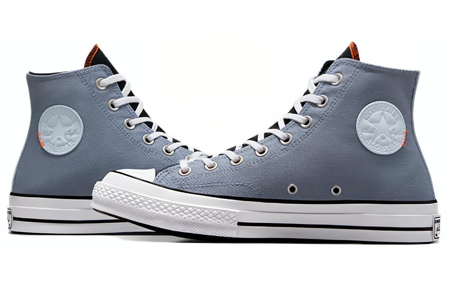 Shop Converse Chuck 70 舒適百搭 防滑耐磨 高筒 帆布鞋 異性通款 藍色
