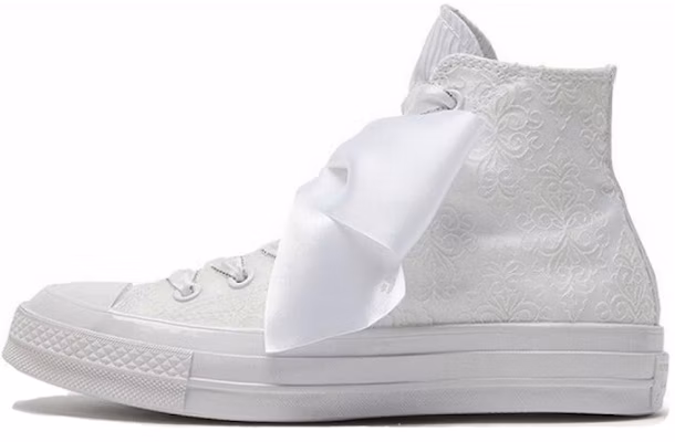 Converse 1970s Chuck Taylor 蝴蝶結 婚鞋 高筒 帆布鞋 男女款 白色 Buy Converse 1970s Chuck Taylor 蝴蝶結 婚鞋 高筒 帆布鞋 男女款 白色