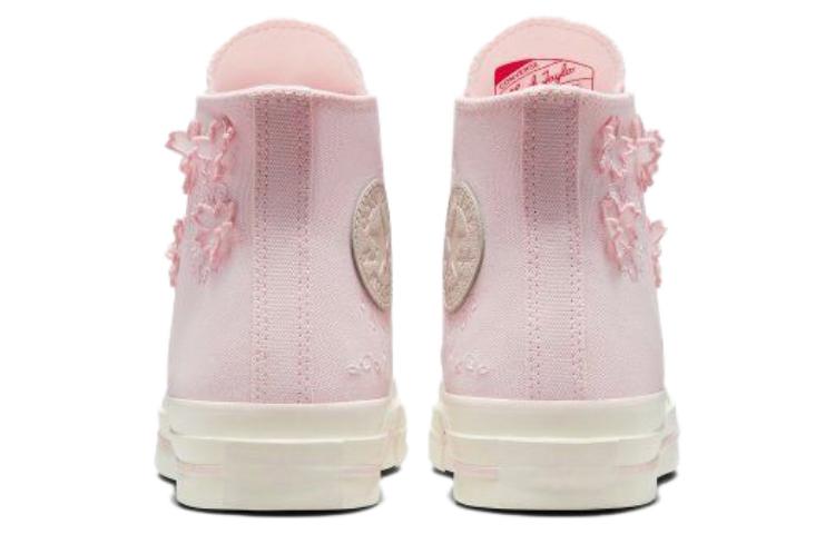 Shop Converse 1970s 櫻花刺繡 防滑耐磨 高筒 帆布鞋 男女同款 粉色