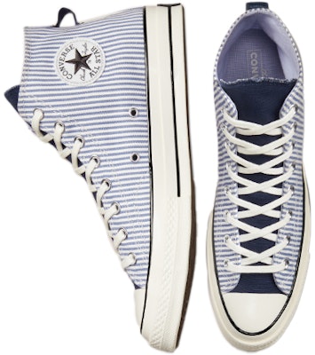 Converse Chuck Taylor All-Star 70 Hi 'Hickory Stripe Washed Indigo' A00472C Shop Converse Chuck Taylor All-Star 70 Hi 'Hickory Stripe Washed Indigo' A00472C