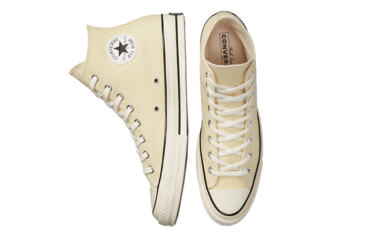 Shop Converse Chuck Taylor All-Star 70 Hi 'Kanvas Daur Ulang Lemon Drop' A00458C