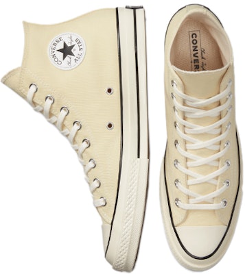 Converse Chuck Taylor All-Star 70 Hi 'Kanvas Kitar Semula Lemon Drop' A00458C Shop Converse Chuck Taylor All-Star 70 Hi 'Kanvas Kitar Semula Lemon Drop' A00458C