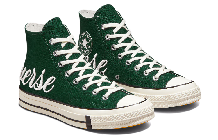 Lookbook 匡威Chuck Taylor All Star 70高帮绣花标志午夜三叶草 A01767C