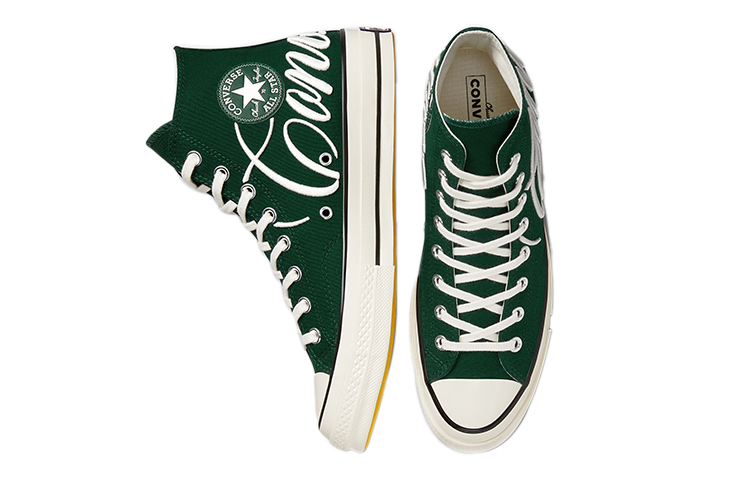 Shop 匡威Chuck Taylor All Star 70高帮绣花标志午夜三叶草 A01767C