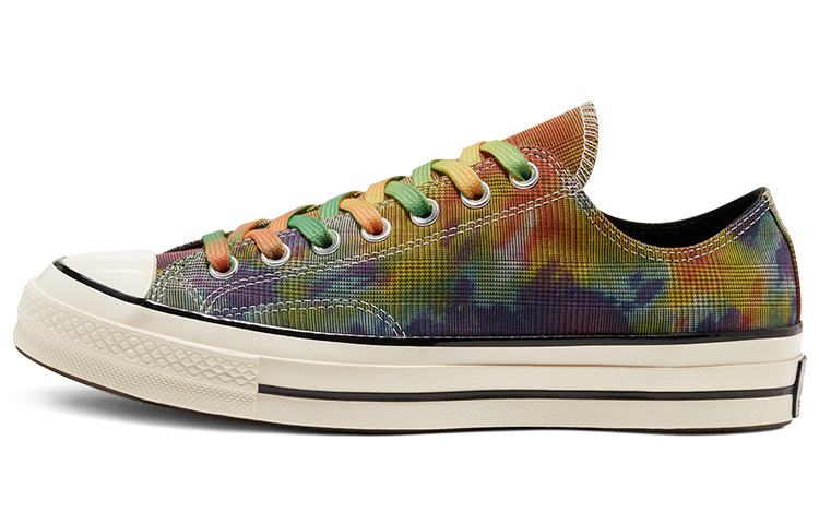 Buy 匡威Chuck Taylor All-Star 70s低帮扎染格纹鞋 168879C