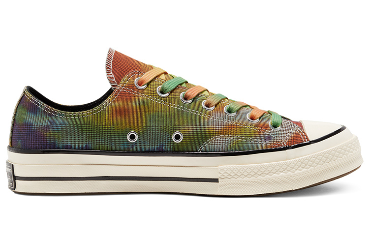 Order 匡威Chuck Taylor All-Star 70s低帮扎染格纹鞋 168879C