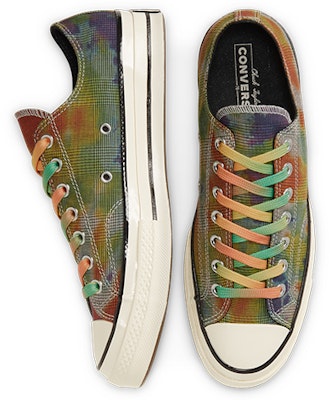 Converse Chuck Taylor All-Star 70s Ox Tie Dye Plaid - Corak Ikat Celup Kotak-kotak 168879C Shop Converse Chuck Taylor All-Star 70s Ox Tie Dye Plaid - Corak Ikat Celup Kotak-kotak 168879C