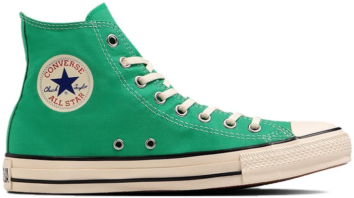 匡威 (Converse) Chuck Taylor All Star 燃燒色 高筒防滑耐磨帆布鞋 男女同款 綠白 日版 Order 匡威 (Converse) Chuck Taylor All Star 燃燒色 高筒防滑耐磨帆布鞋 男女同款 綠白 日版