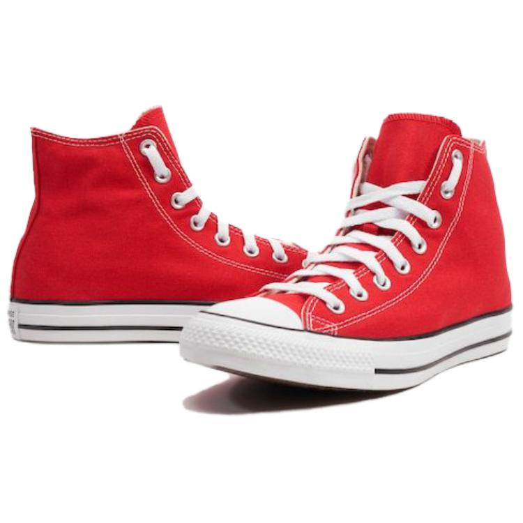 Shop Converse Nextar 耐磨防滑減震 高筒 帆布鞋 男女同款 紅色