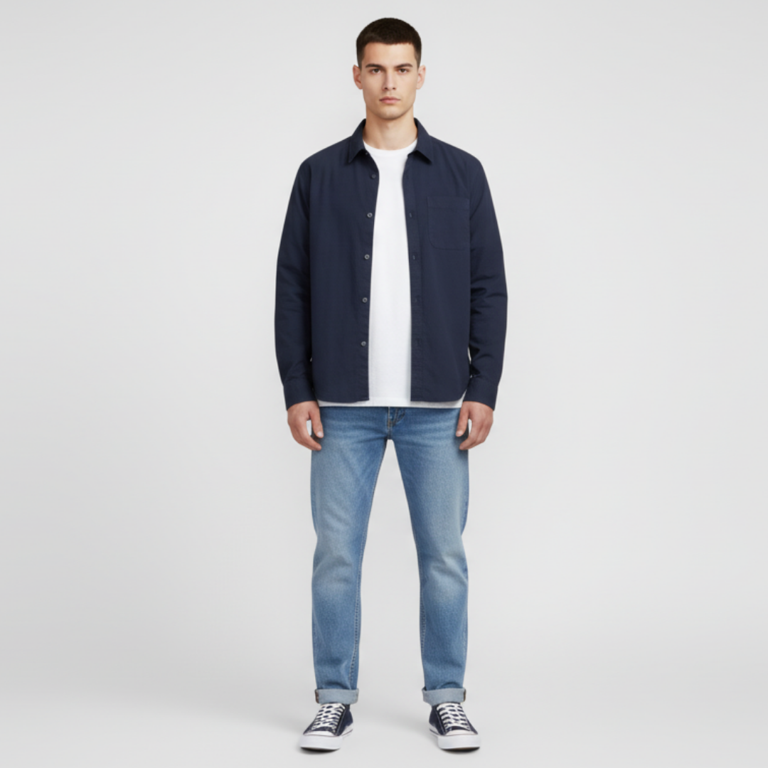 Lookbook コンバース チャックテイラー オールスター Ox 「ネイビー」 M9697C