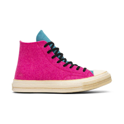 Converse Chuck Taylor All ‘Star 70s Hi JW Anderson Felt Fuchsia Purple Island Green