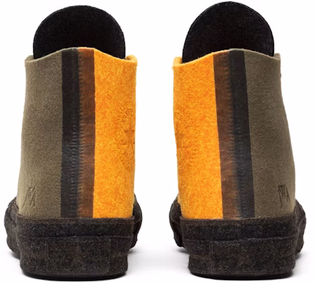 Converse Chuck Taylor All ‘Star 70s Hi JW Anderson Felt Stone Grey Flame Orange 162953C Details for Converse Chuck Taylor All ‘Star 70s Hi JW Anderson Felt Stone Grey Flame Orange 162953C