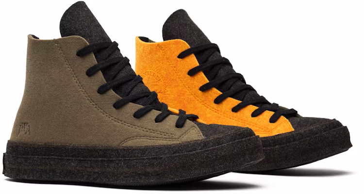 Converse Chuck Taylor All ‘Star 70s Hi JW Anderson Felt Stone Grey Flame Orange 162953C Cheap Converse Chuck Taylor All ‘Star 70s Hi JW Anderson Felt Stone Grey Flame Orange 162953C