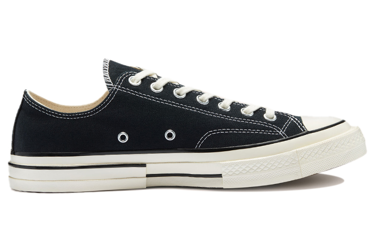 Converse Chuck Taylor All Star 1970s Canvas Shoes 'Black White Orange' 圖 2