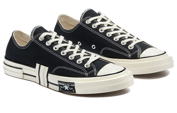 Converse Chuck Taylor All Star 1970s Canvas Shoes 'Black White Orange' 圖 3