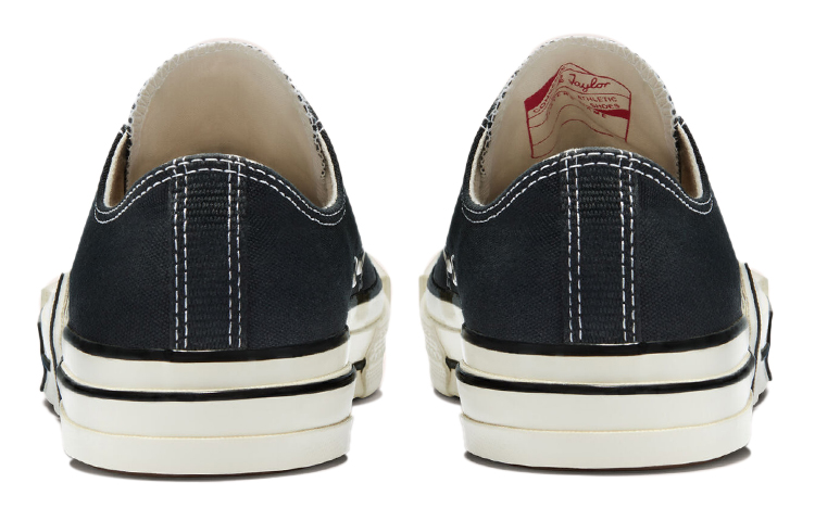 Converse Chuck Taylor All Star 1970s Canvas Shoes 'Black White Orange' 圖 5