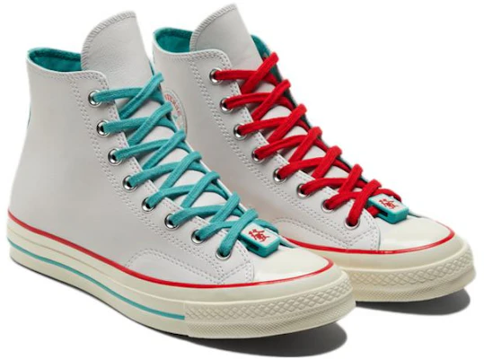 Converse Chuck Taylor All Star 1970s 'Blanco Teal Rojo' 173202C Lookbook Converse Chuck Taylor All Star 1970s 'Blanco Teal Rojo' 173202C