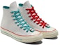 Lookbook Converse Chuck Taylor All Star 1970s 'Blanco Teal Rojo' 173202C