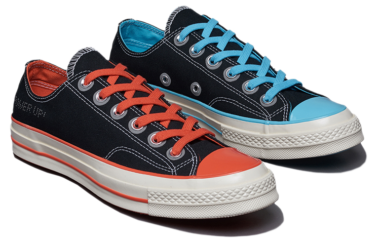 Converse Chuck Taylor All Star 1970s Sneakers Black/Blue/Orange 圖 3