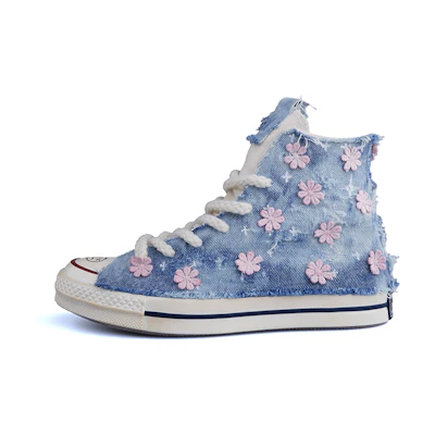 Converse Chuck Taylor All Star 1970s Hi 'Floral Sky Blue Pink'