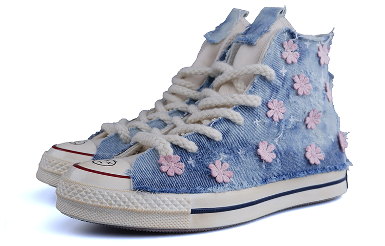 Converse Chuck Taylor All Star 1970s Hi 'Floral Sky Blue Pink' 圖 3