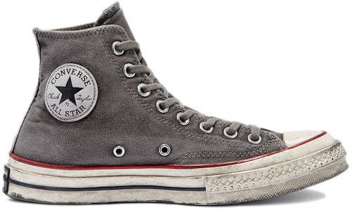 Converse Smoked Canvas Chuck Taylor All Star 1970s 防滑耐磨 高筒帆布鞋 男女同款 骯髒灰 Order Converse Smoked Canvas Chuck Taylor All Star 1970s 防滑耐磨 高筒帆布鞋 男女同款 骯髒灰