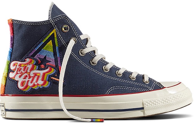 匡威Chuck Taylor All Star 1970s高帮蓝色1st骄傲游行 158419C Order 匡威Chuck Taylor All Star 1970s高帮蓝色1st骄傲游行 158419C