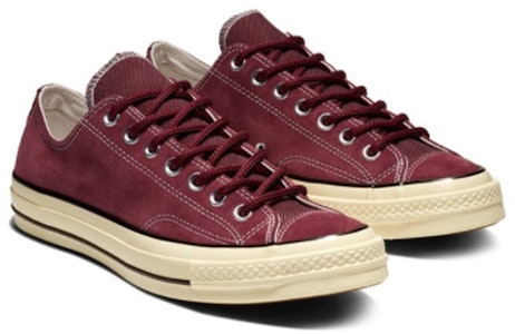 チャックテイラー '70s ロー バーガンディ/黒/白 162375c Lookbook チャックテイラー '70s ロー バーガンディ/黒/白 162375c