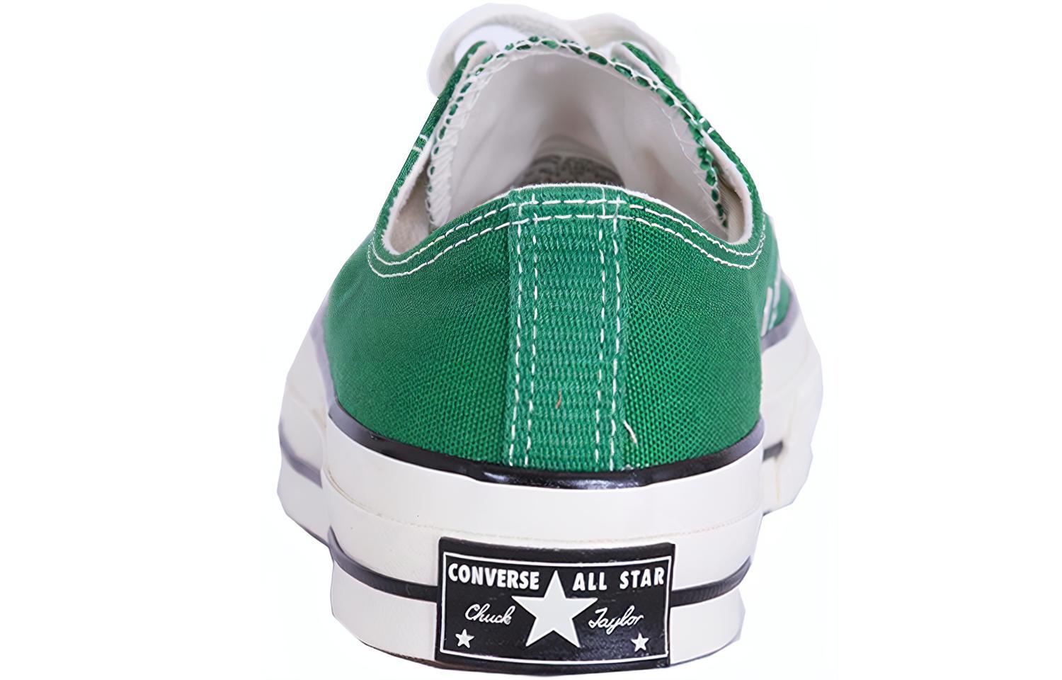 Shop Converse 1970s Chuck Taylor All Star 防滑耐磨 低幫 帆布鞋 男女同款 綠色