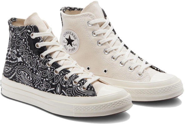 匡威Chuck Taylor All Star 70高帮限量版黑色头巾图案 A06915C Lookbook 匡威Chuck Taylor All Star 70高帮限量版黑色头巾图案 A06915C
