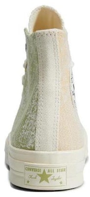 Converse 耐磨防滑輕便 高筒 帆布鞋 男女同款 白綠色 Shop Converse 耐磨防滑輕便 高筒 帆布鞋 男女同款 白綠色
