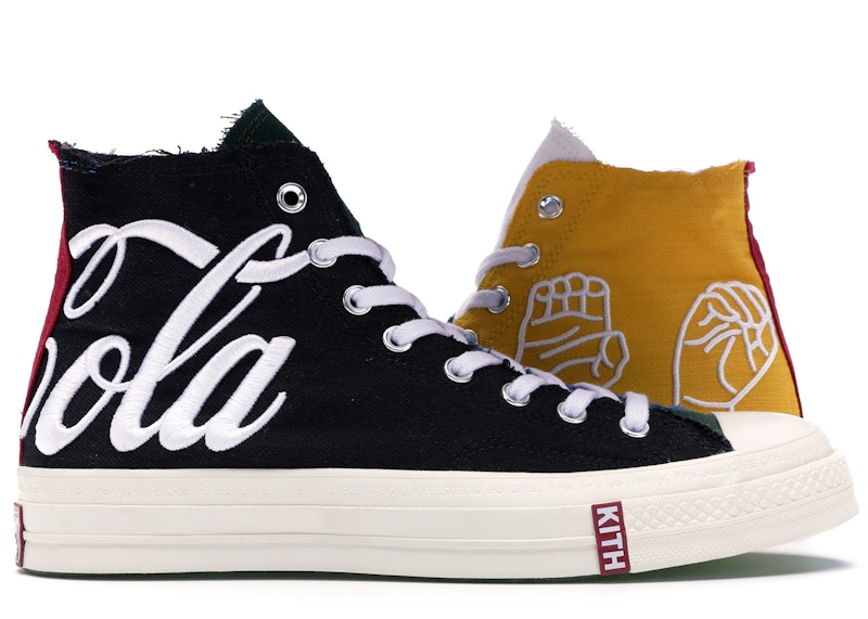 Converse Chuck Taylor All Star 70 Hi Kith x Coca Cola Goldenrod Dress Blues (Friends and Family) 'Black' 162984C
