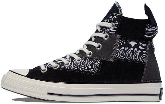Converse Chuck Taylor All Star 70 Hi Paisley Patchwork Black 172906C Buy Converse Chuck Taylor All Star 70 Hi Paisley Patchwork Black 172906C