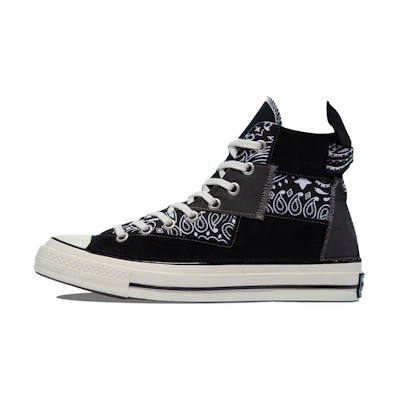 Converse Chuck Taylor All Star 70 Hi Paisley Patchwork Black