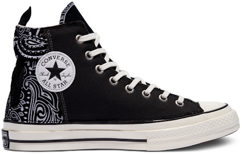 Converse Chuck Taylor All Star 70 Hi Patchwork Paisley Negro 172906C Order Converse Chuck Taylor All Star 70 Hi Patchwork Paisley Negro 172906C